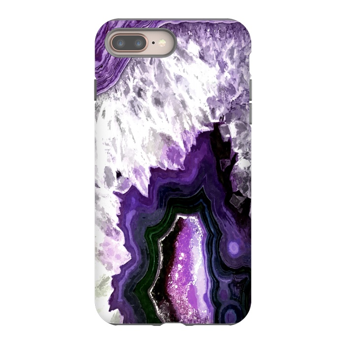 iPhone 7 plus StrongFit Purple Ultra Violet Agate by Alemi