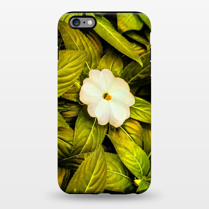 iPhone 6/6s plus StrongFit Leaves and White Flower by Bledi
