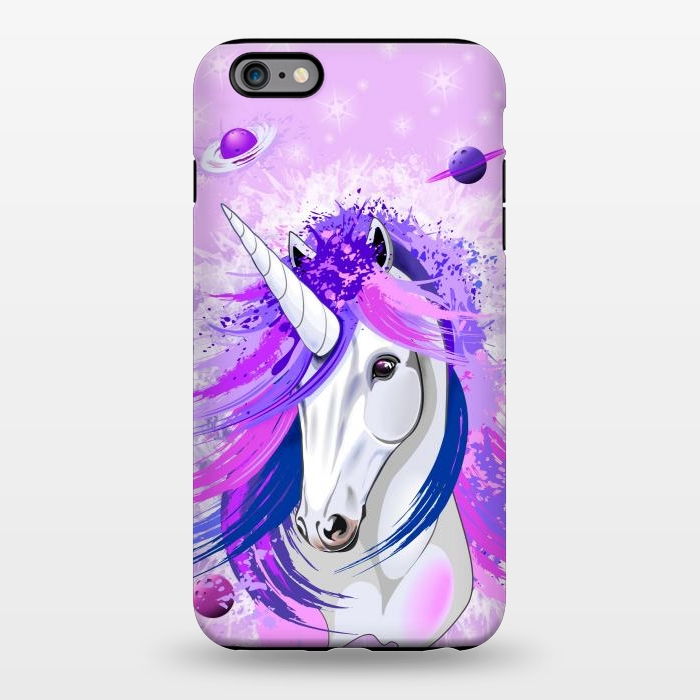 iPhone 6/6s plus StrongFit Unicorn Spirit Pink and Purple Mythical Creature by BluedarkArt