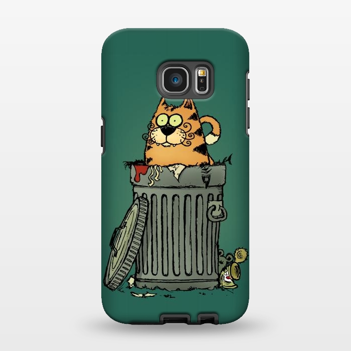 Galaxy S7 EDGE StrongFit Stray Cat by Mangulica
