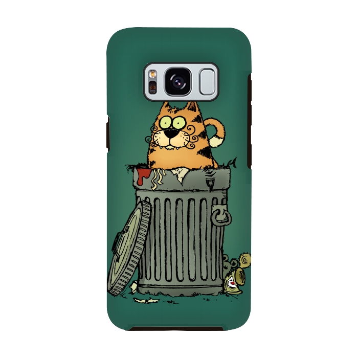 Galaxy S8 StrongFit Stray Cat by Mangulica