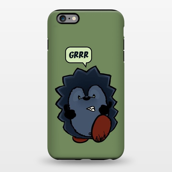 iPhone 6/6s plus StrongFit Angry Hedgehog by Mangulica