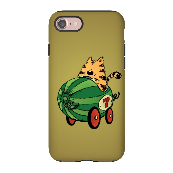 iPhone 7 StrongFit Albert and his Watermelon Ride by Mangulica