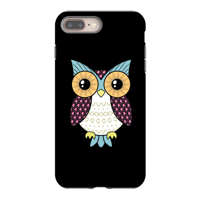 iPhone 7 plus StrongFit Fancy owl by Laura Nagel