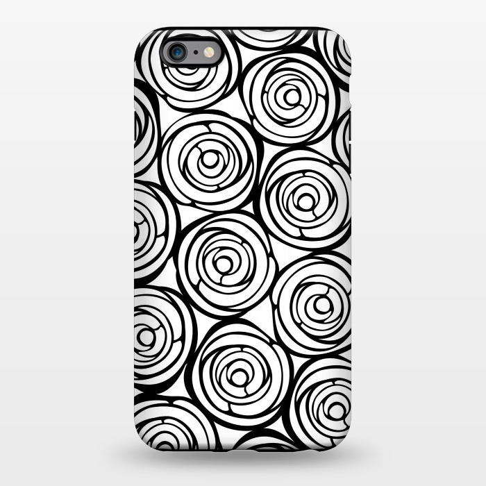 iPhone 6/6s plus StrongFit Black Roses by Julia Grifol