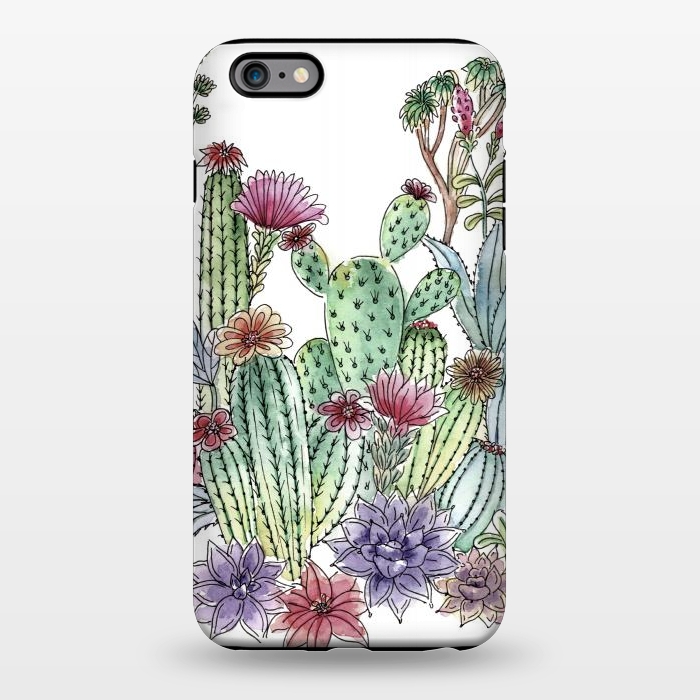 iPhone 6/6s plus StrongFit Cactus garden by Julia Grifol