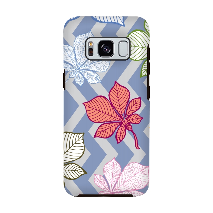 Galaxy S8 StrongFit Autumn Leaves Pattern IV by Bledi