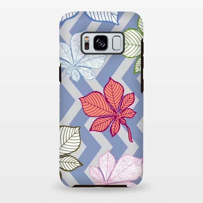 Galaxy S8 plus StrongFit Autumn Leaves Pattern IV by Bledi