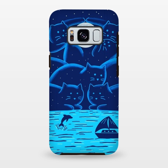 Galaxy S8 plus StrongFit Cats Landscape by Coffee Man