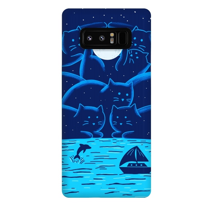 Galaxy Note 8 StrongFit Cats Landscape by Coffee Man