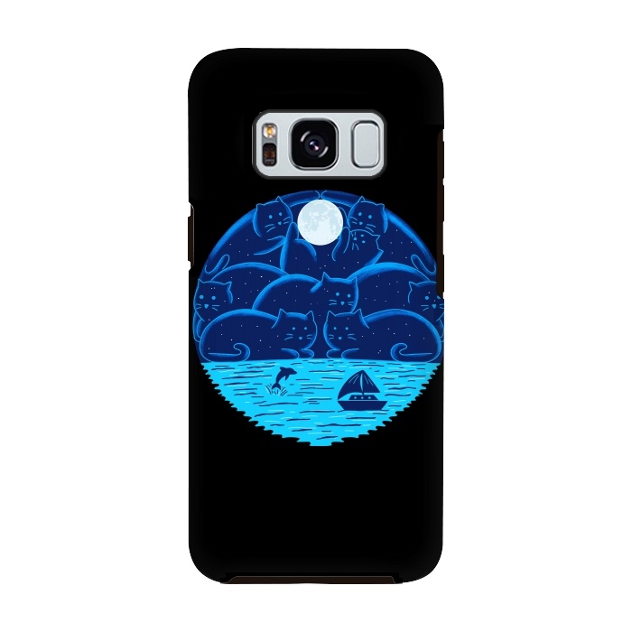 Galaxy S8 StrongFit Cats Landscape-2 by Coffee Man