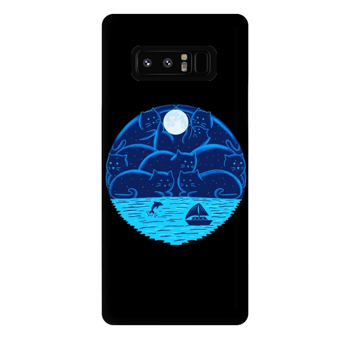 Galaxy Note 8 StrongFit Cats Landscape-2 by Coffee Man