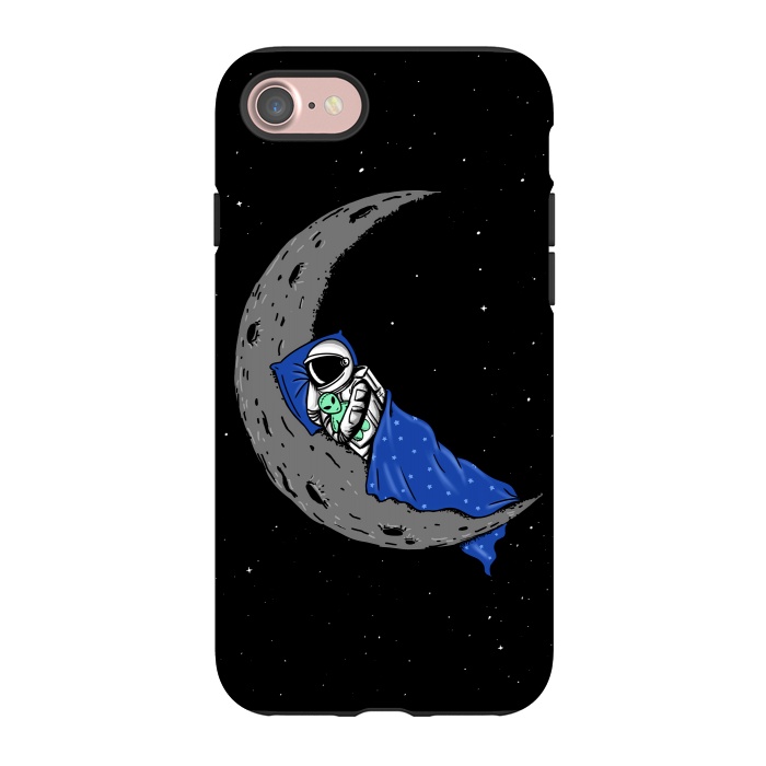 iPhone 7 StrongFit Sleeping Astronaut by Coffee Man