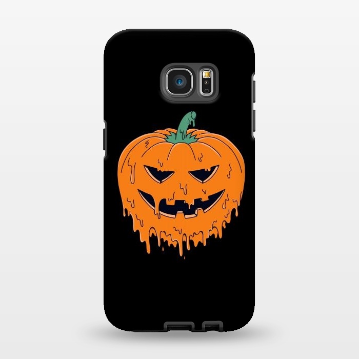 Galaxy S7 EDGE StrongFit Melted Pumpkin by Coffee Man