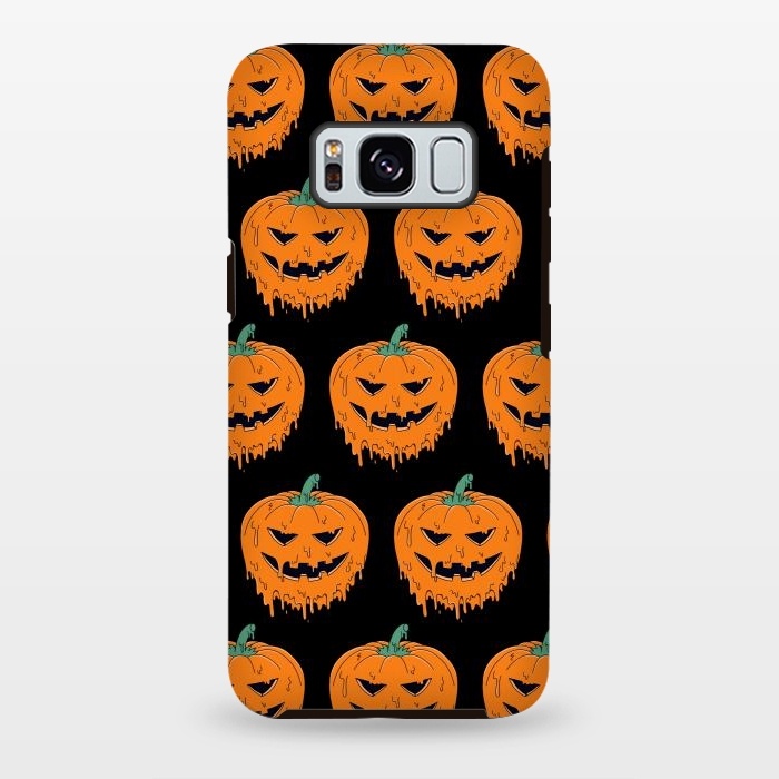 Galaxy S8 plus StrongFit Melted Pumpkin Pattern by Coffee Man