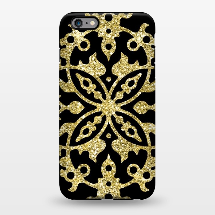 iPhone 6/6s plus StrongFit Black and Gold Fashion Case by Alemi