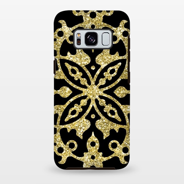 Galaxy S8 plus StrongFit Black and Gold Fashion Case by Alemi