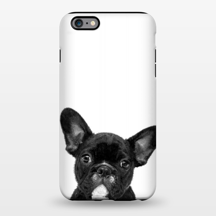iPhone 6/6s plus StrongFit Black and White French Bulldog by Alemi