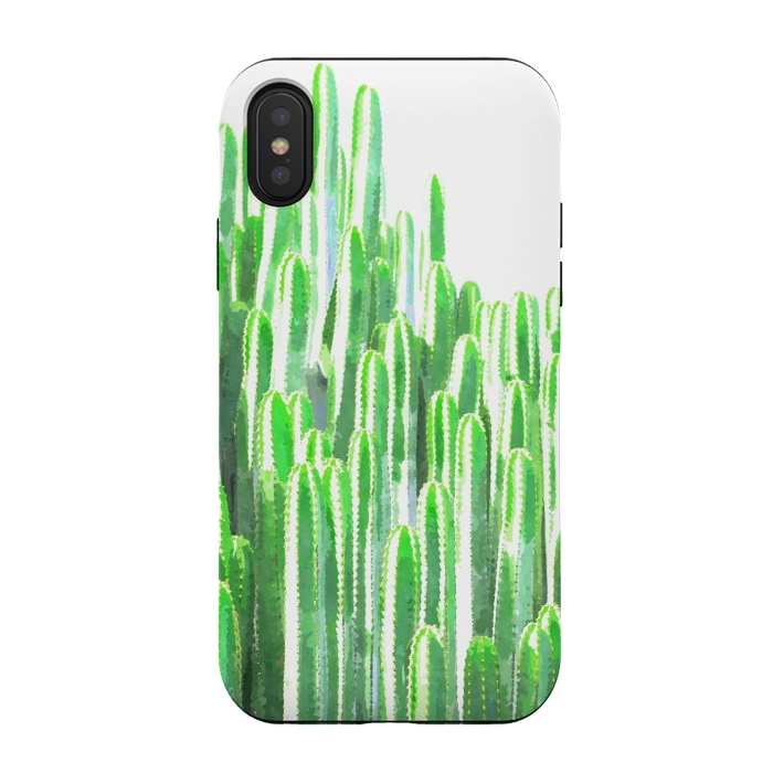 iPhone Xs / X StrongFit Cactus Illustration by Alemi