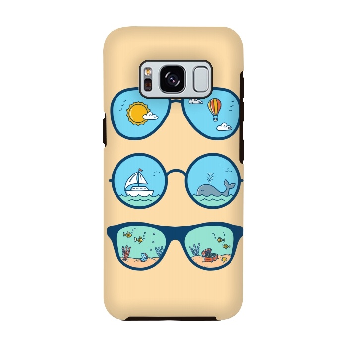 Galaxy S8 StrongFit Sunglasses Landscape-2 by Coffee Man