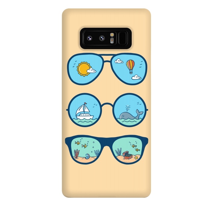 Galaxy Note 8 StrongFit Sunglasses Landscape-2 by Coffee Man