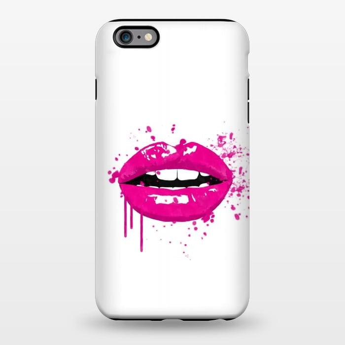 iPhone 6/6s plus StrongFit Pink Lips by Alemi