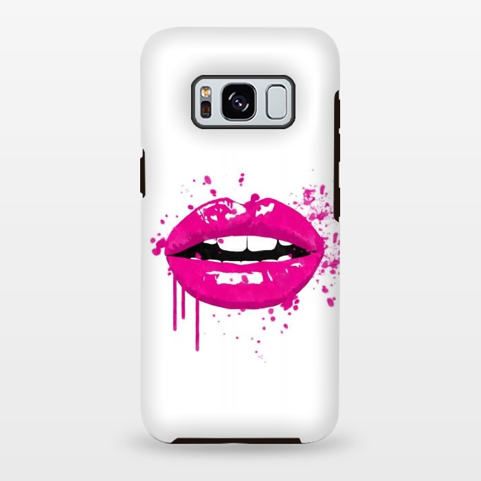 Galaxy S8 plus StrongFit Pink Lips by Alemi
