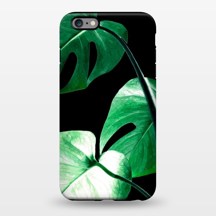 iPhone 6/6s plus StrongFit Green Monstera Leaves by Alemi