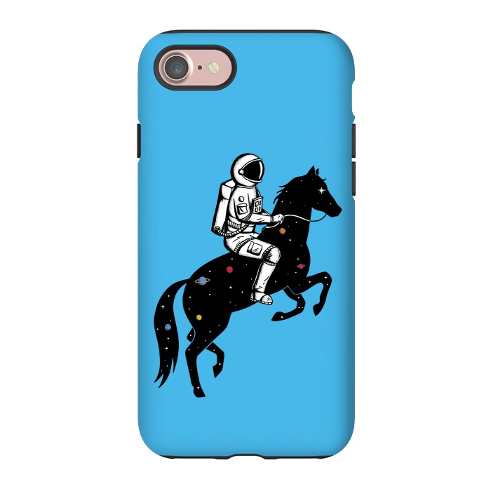 iPhone 7 StrongFit Astronaut and Horse by Coffee Man