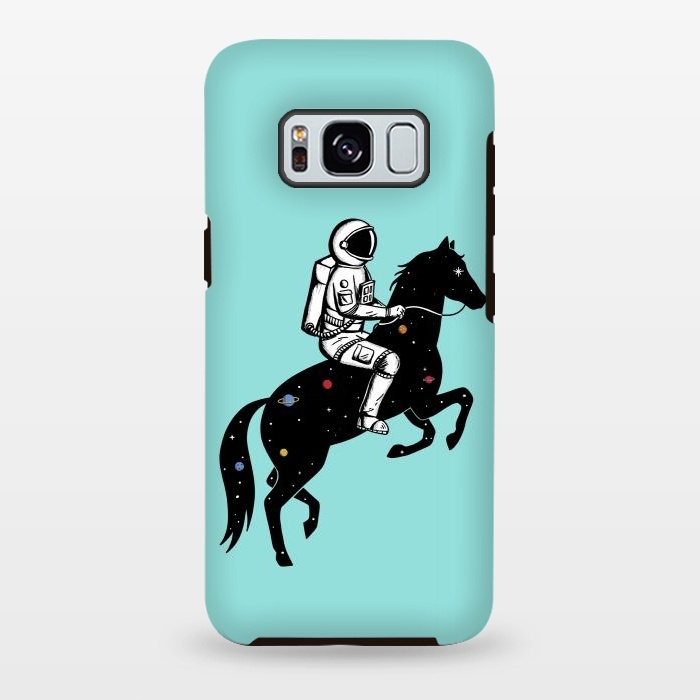 Galaxy S8 plus StrongFit Astronaut and Horse 2 by Coffee Man