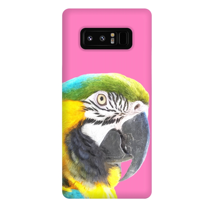 Galaxy Note 8 StrongFit Macaw Portrait by Alemi