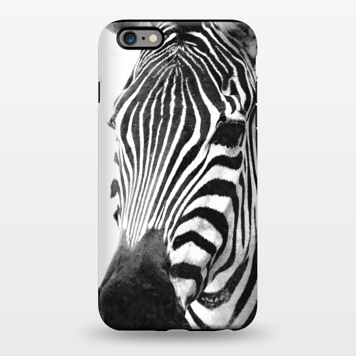 iPhone 6/6s plus StrongFit Black and White Zebra by Alemi