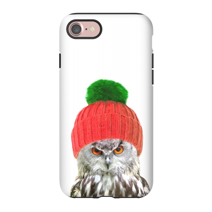 iPhone 7 StrongFit Funny Owl Portrait by Alemi