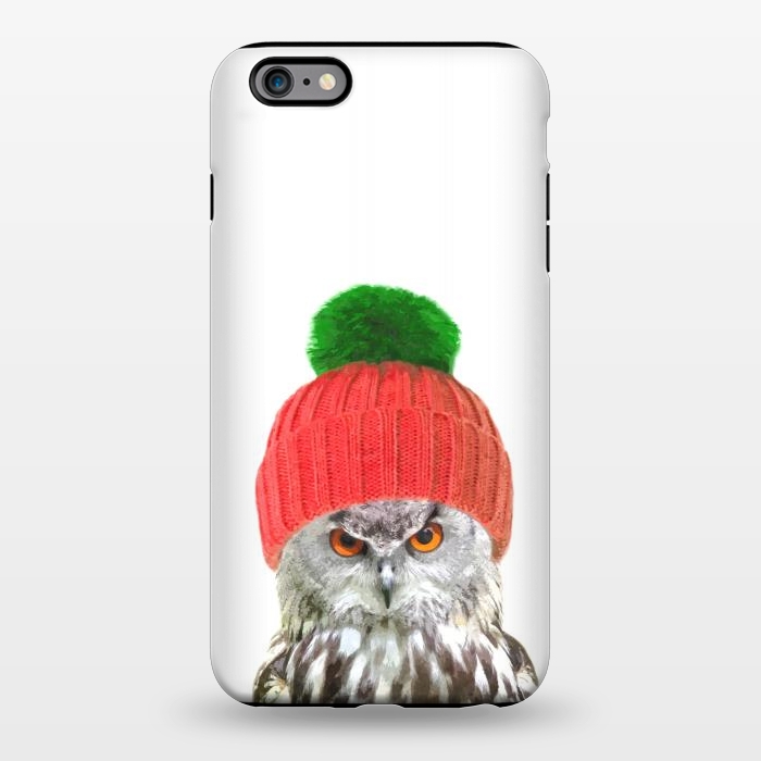 iPhone 6/6s plus StrongFit Funny Owl Portrait by Alemi