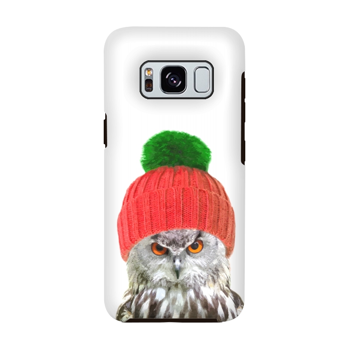 Galaxy S8 StrongFit Funny Owl Portrait by Alemi