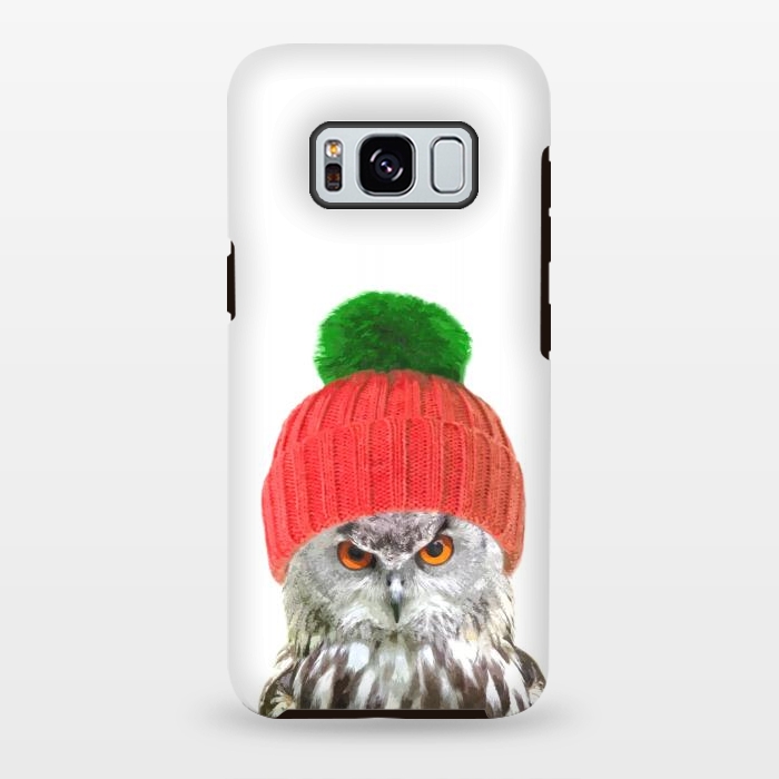 Galaxy S8 plus StrongFit Funny Owl Portrait by Alemi