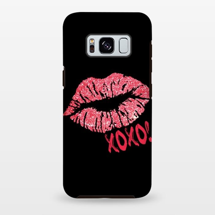 Galaxy S8 plus StrongFit Lips XOXO by Alemi