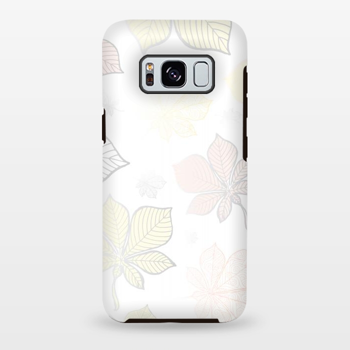 Galaxy S8 plus StrongFit Autumn Leaves Pattern XV by Bledi