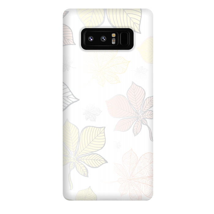 Galaxy Note 8 StrongFit Autumn Leaves Pattern XV by Bledi