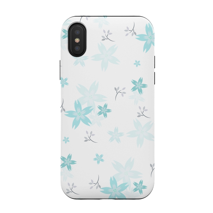 iPhone Xs / X StrongFit Star Flowers II by Bledi