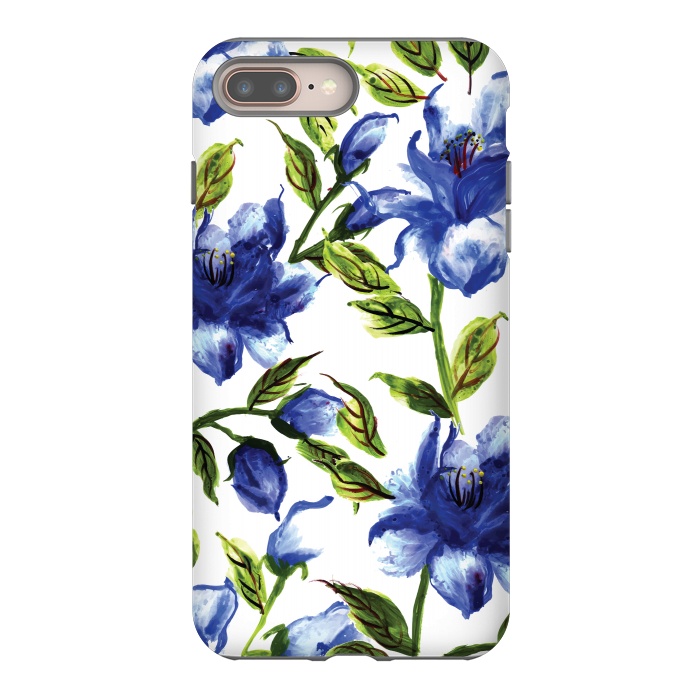 iPhone 7 plus StrongFit Floral Print V by Bledi