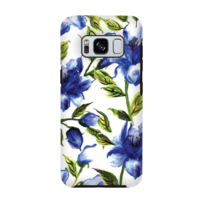 Galaxy S8 StrongFit Floral Print V by Bledi