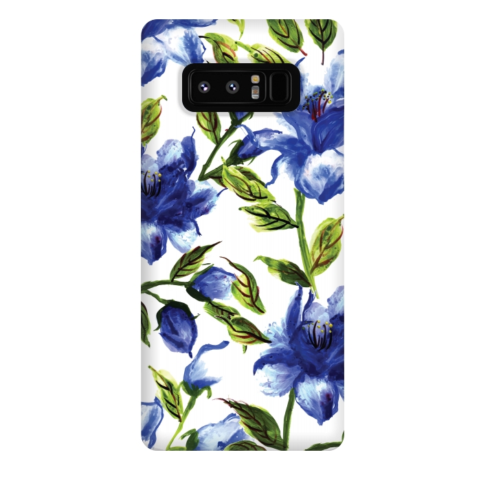 Galaxy Note 8 StrongFit Floral Print V by Bledi