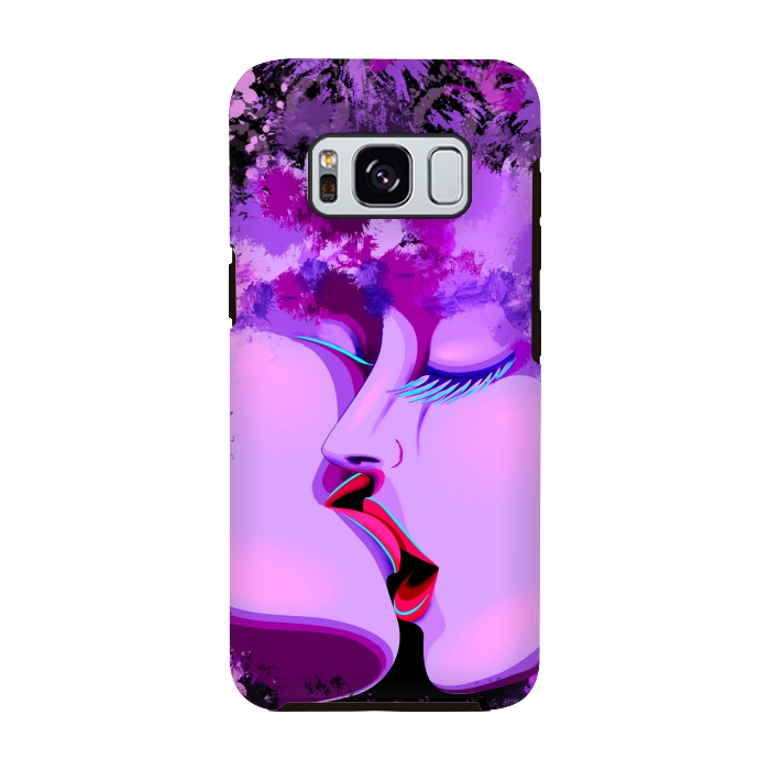 Galaxy S8 StrongFit Lovers Kiss Ultraviolet Love Romance   by BluedarkArt