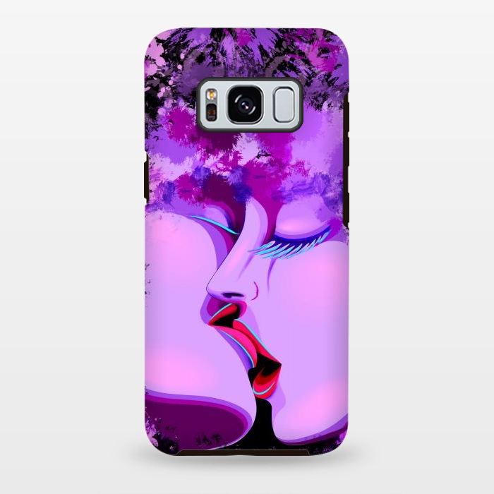 Galaxy S8 plus StrongFit Lovers Kiss Ultraviolet Love Romance   by BluedarkArt