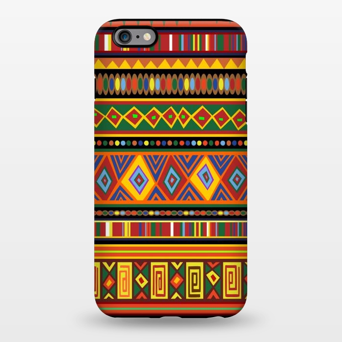 iPhone 6/6s plus StrongFit Ethnic Colorful Pattern Africa Art by BluedarkArt