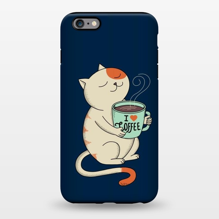 iPhone 6/6s plus StrongFit Cat and Coffee 2 by Coffee Man