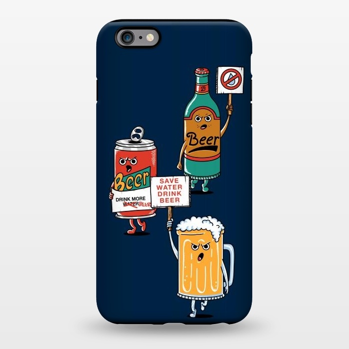 iPhone 6/6s plus StrongFit Save Water Drink Beer by Coffee Man