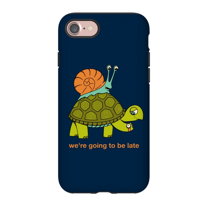 iPhone 7 StrongFit Turtle and Snail by Coffee Man