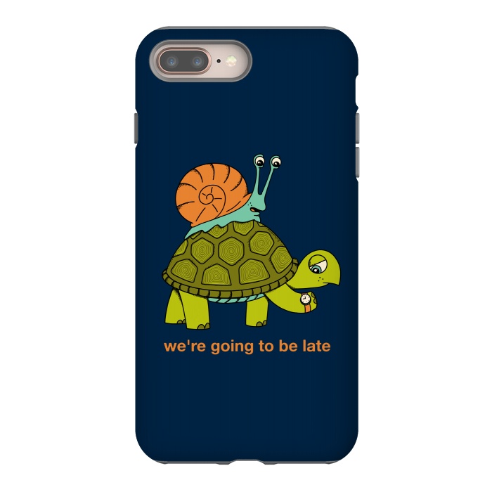 iPhone 7 plus StrongFit Turtle and Snail by Coffee Man